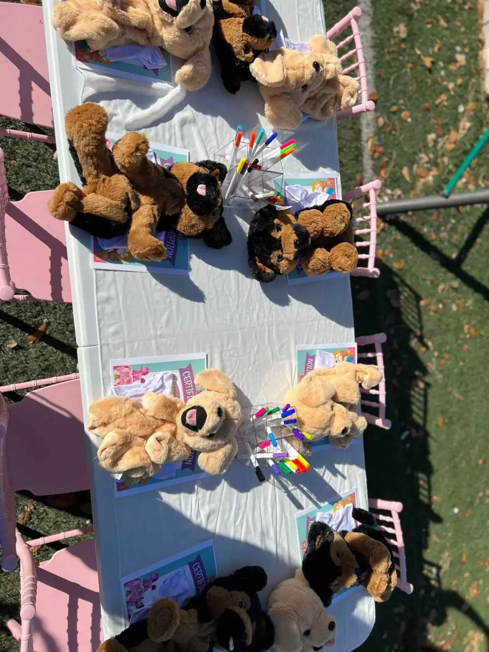 Build-Your-Own Bear Party Training Video: photo from one of our parties