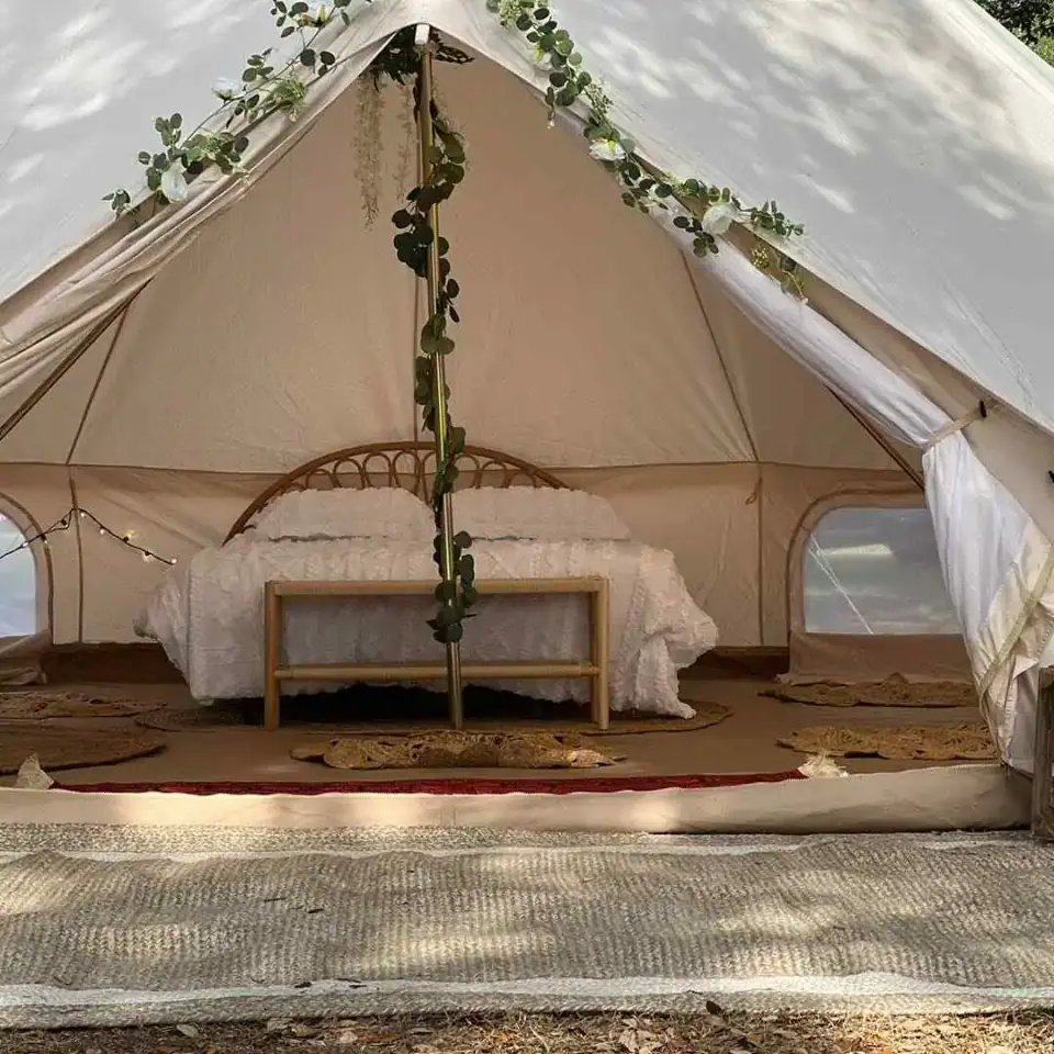Glamping Bell Tent Party Training Video: photo from one of our parties