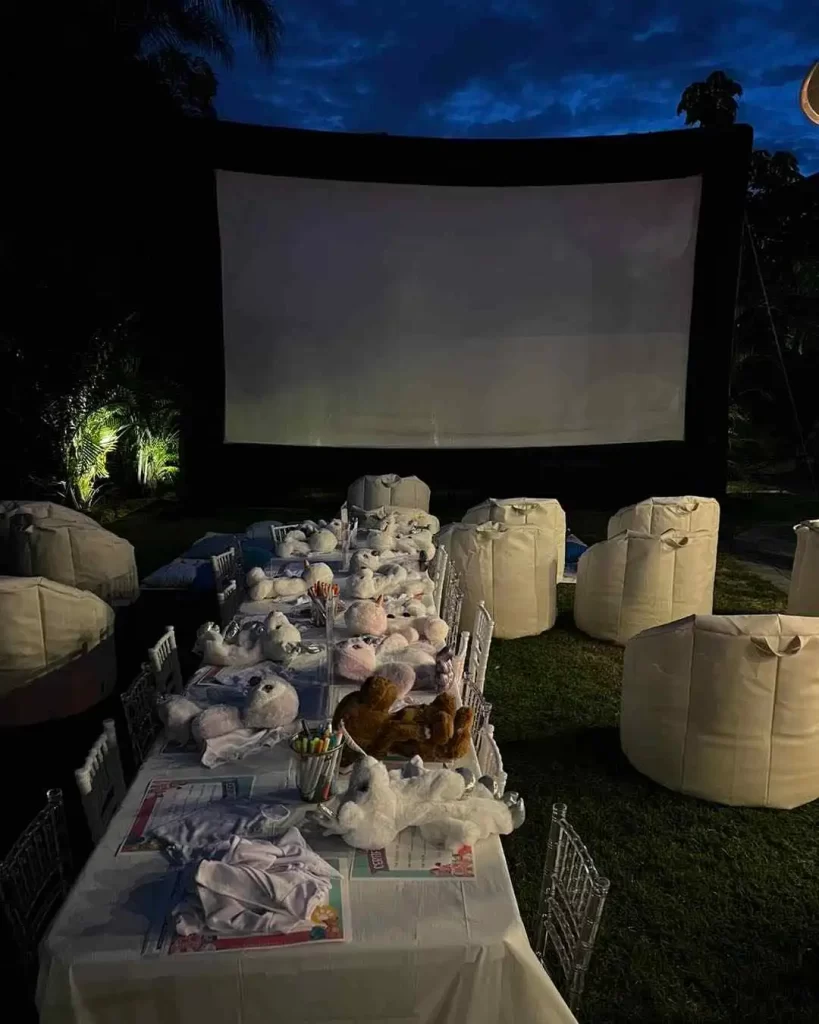 An Ultimate Movie Night Setup Training Package - Transform Your Events for a baby shower.