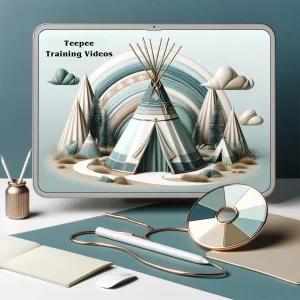 A computer screen with Comprehensive Teepee Business Setup Training Videos on it.